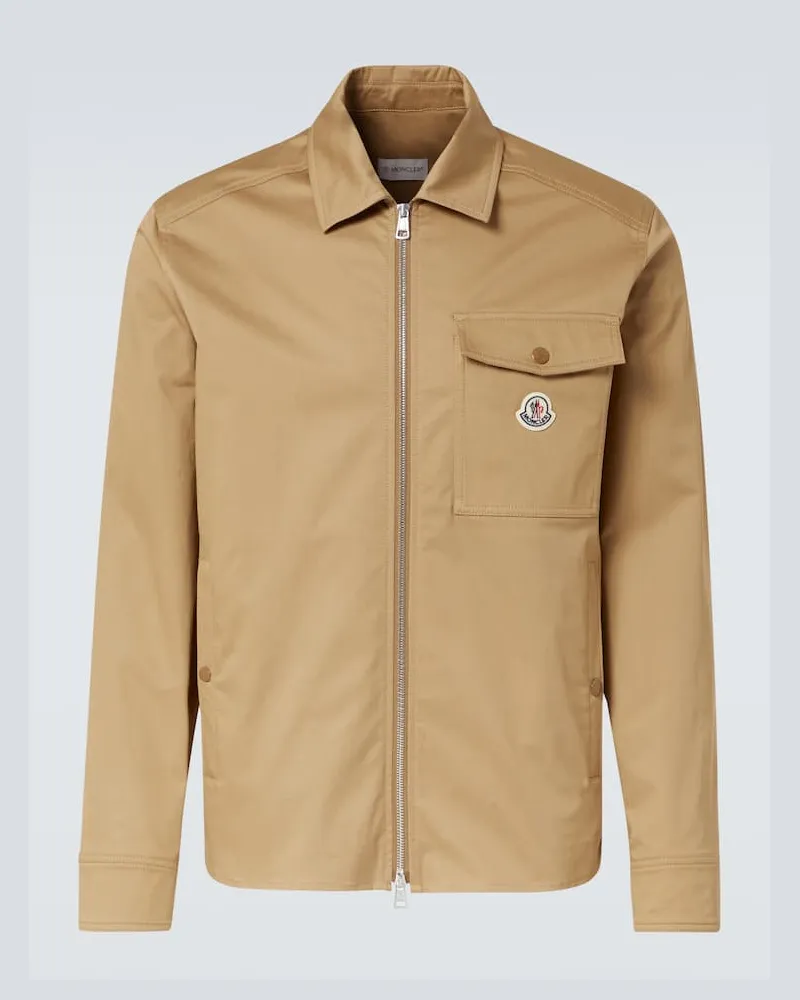 Moncler Jacke aus Gabardine Beige