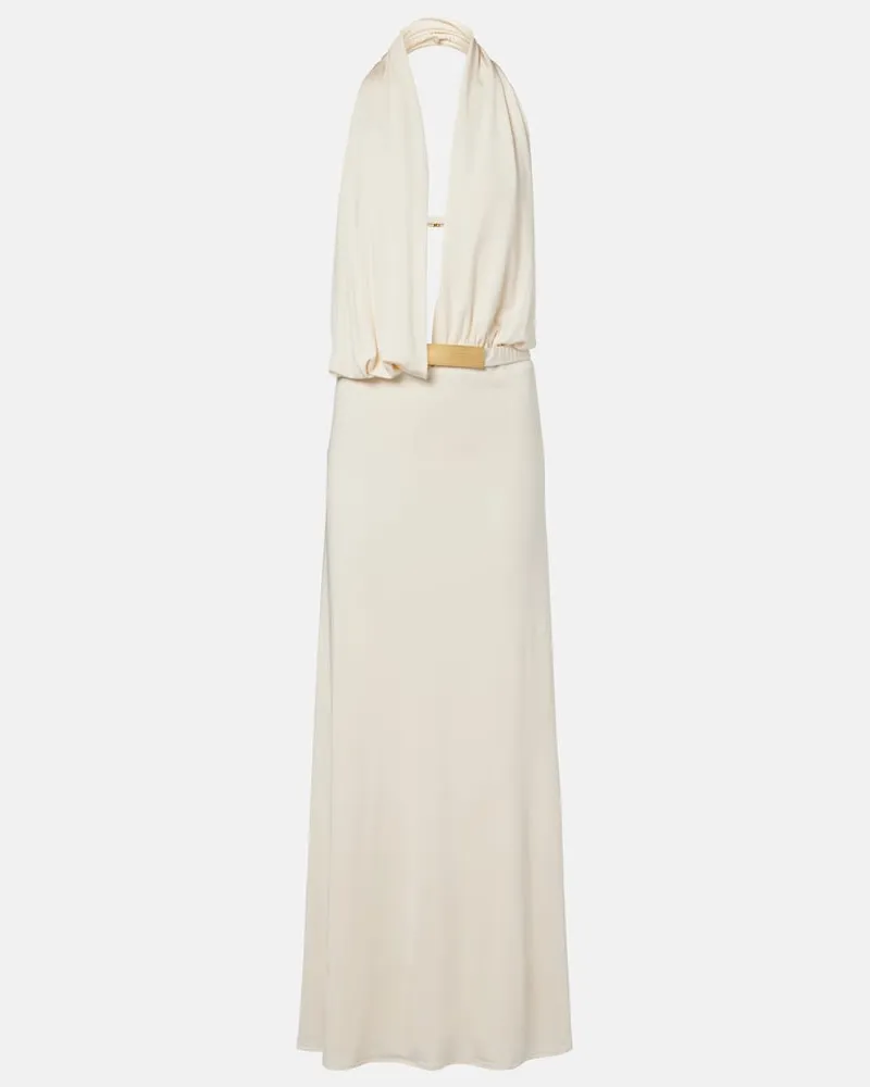 ViX X Rosie Huntington-Whiteley Rosana Maxikleid Weiß