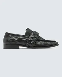 Bottega Veneta Loafers Astaire aus Leder Schwarz