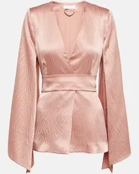 Max Mara Bridal Jacke Occhi aus Seide Pink