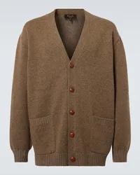 Loro Piana Oversize-Cardigan Pastore aus Kaschmir Braun