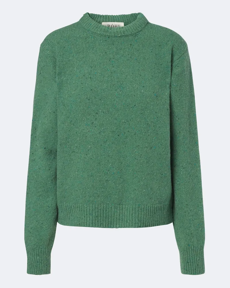 Róhe Róhe Pullover aus einem Wollgemisch Grün