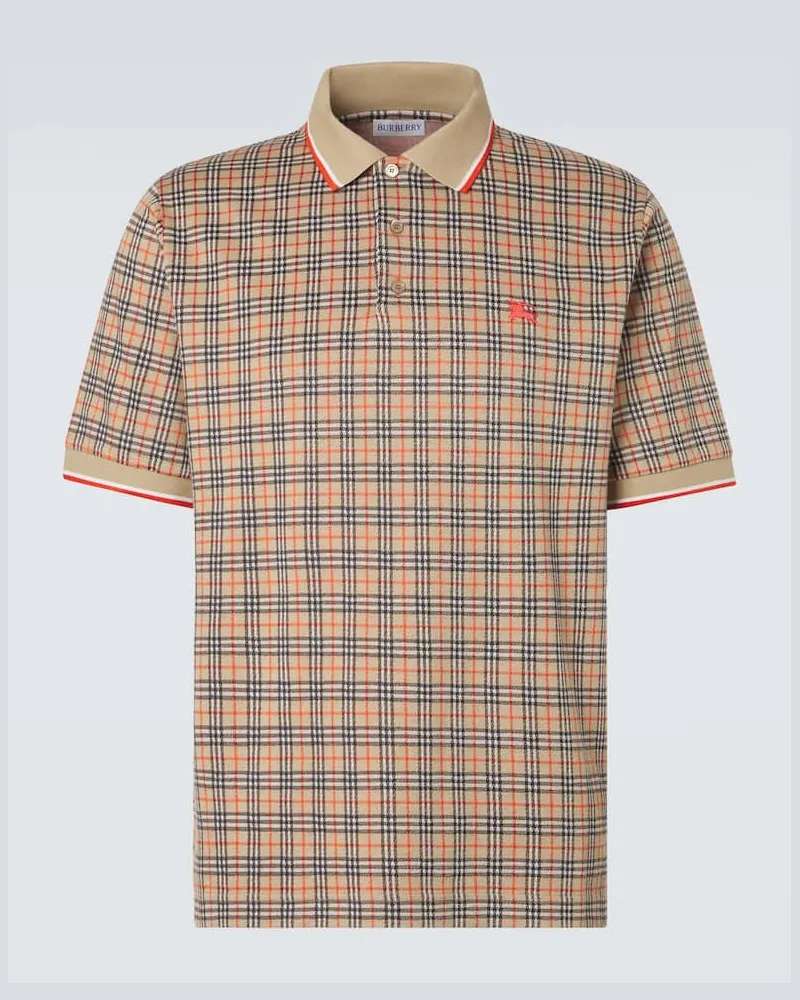 Burberry Poloshirt Burberry Check Multicolor