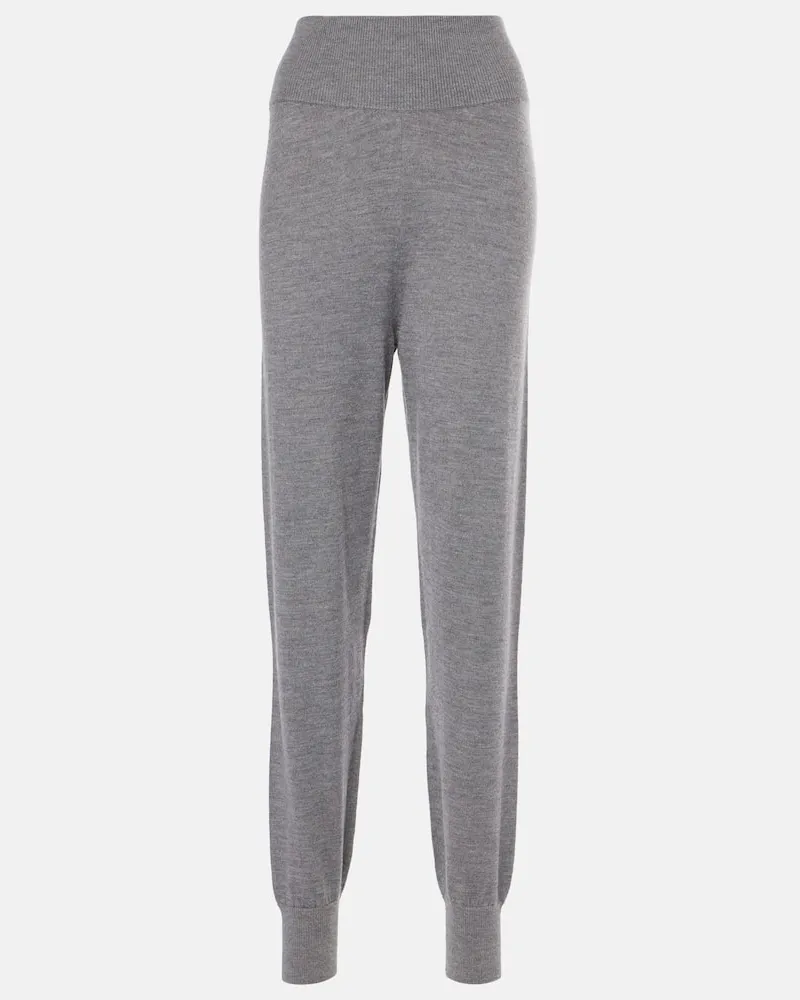 Chloé Chloé Jogginghose aus Wolle Grau