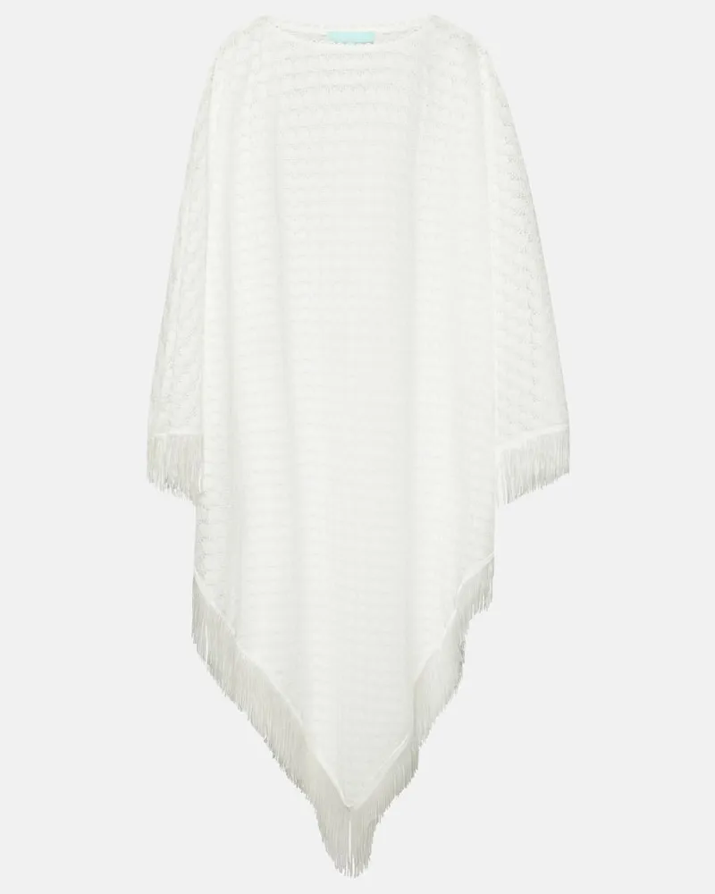Melissa Odabash Kaftan Blair Weiß