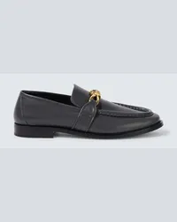 Bottega Veneta Loafers Astaire Knot aus Leder Schwarz