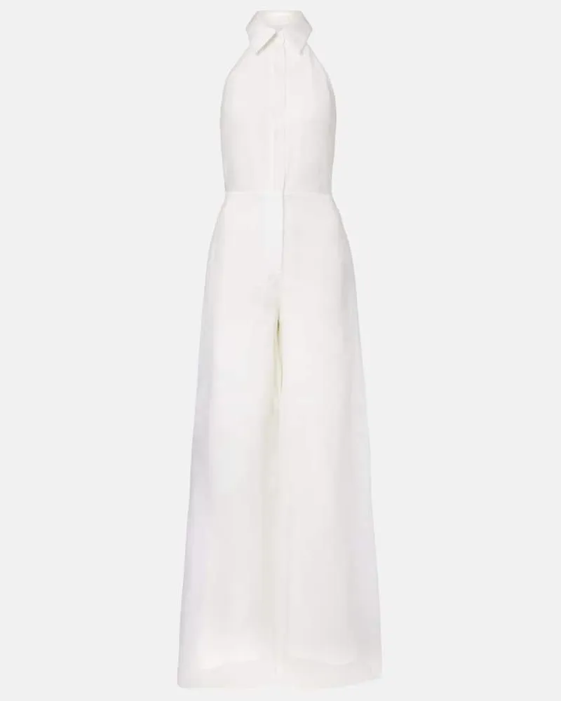 Max Mara Robe Tunca aus Seide Weiß