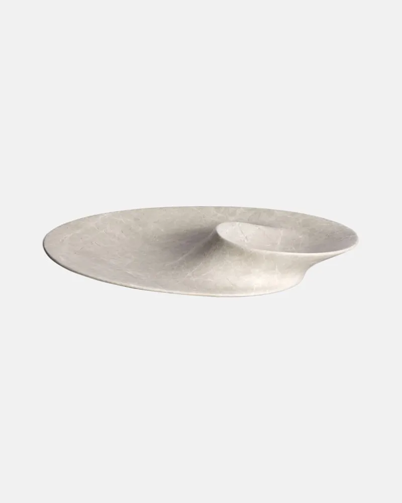 Zaha Hadid Design Deko-Schale Swirl L48 Grau