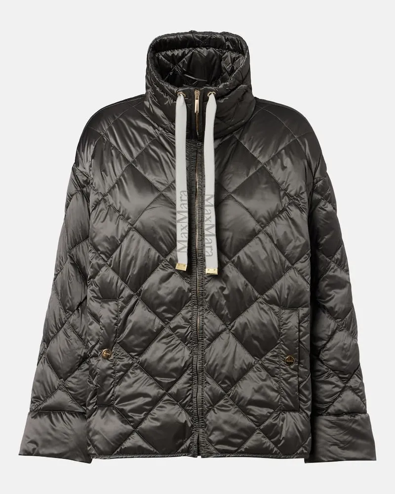 Max Mara The Cube Wattierte Jacke Grau
