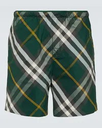 Burberry Badeshorts  Check Gruen