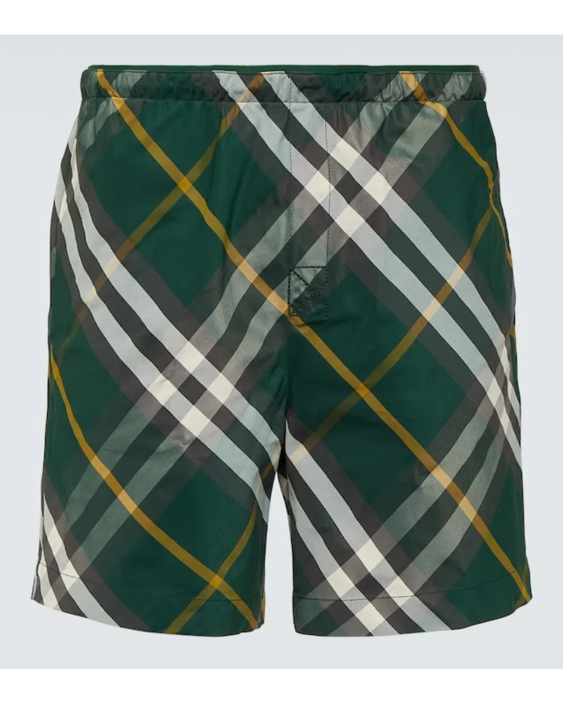 Burberry Badeshorts  Check Gruen