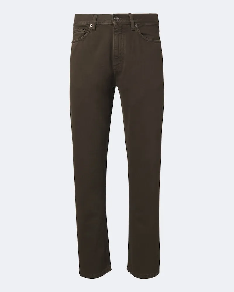 Ermenegildo Zegna Mid-Rise Slim Jeans Grün