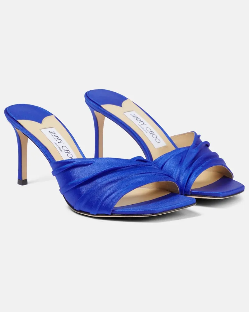 Jimmy Choo Pantoletten Basil 75 Violett