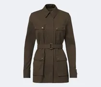 Jacke Burberry Check aus einem Baumwollgemisch