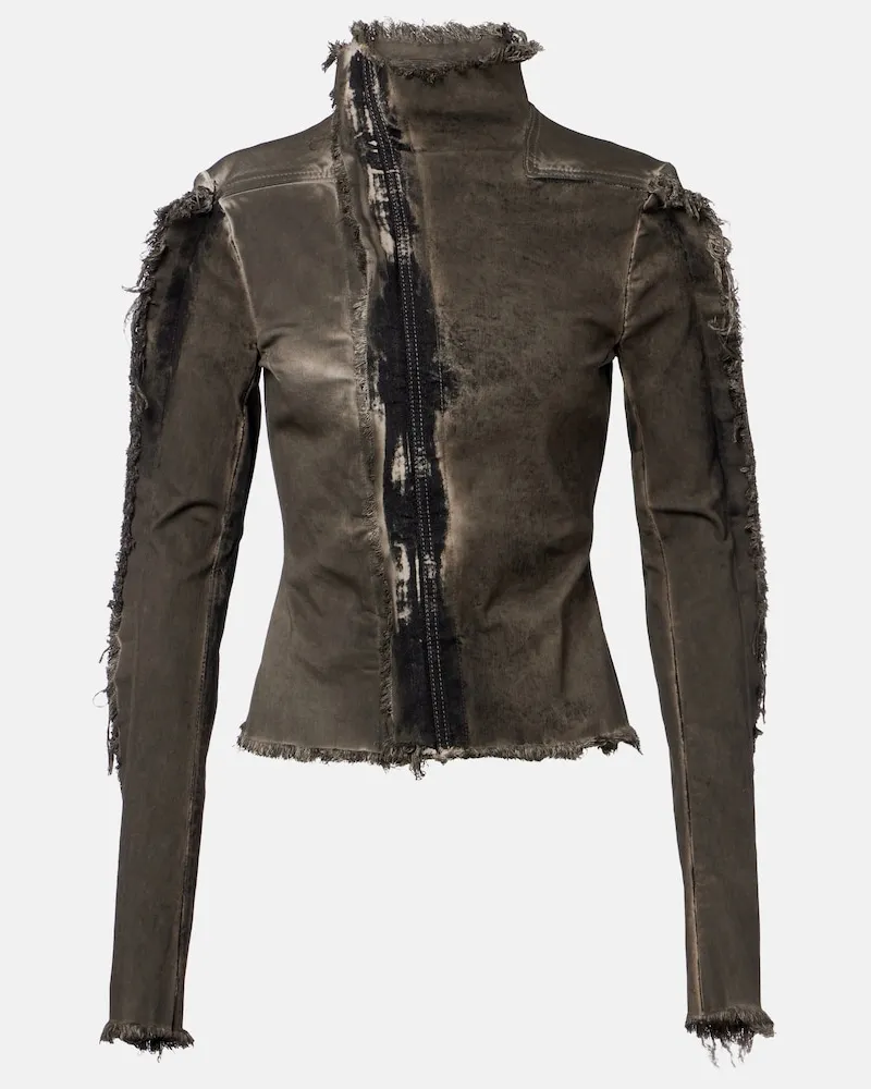 Rick Owens Distressed-Jeansjacke Gary Braun