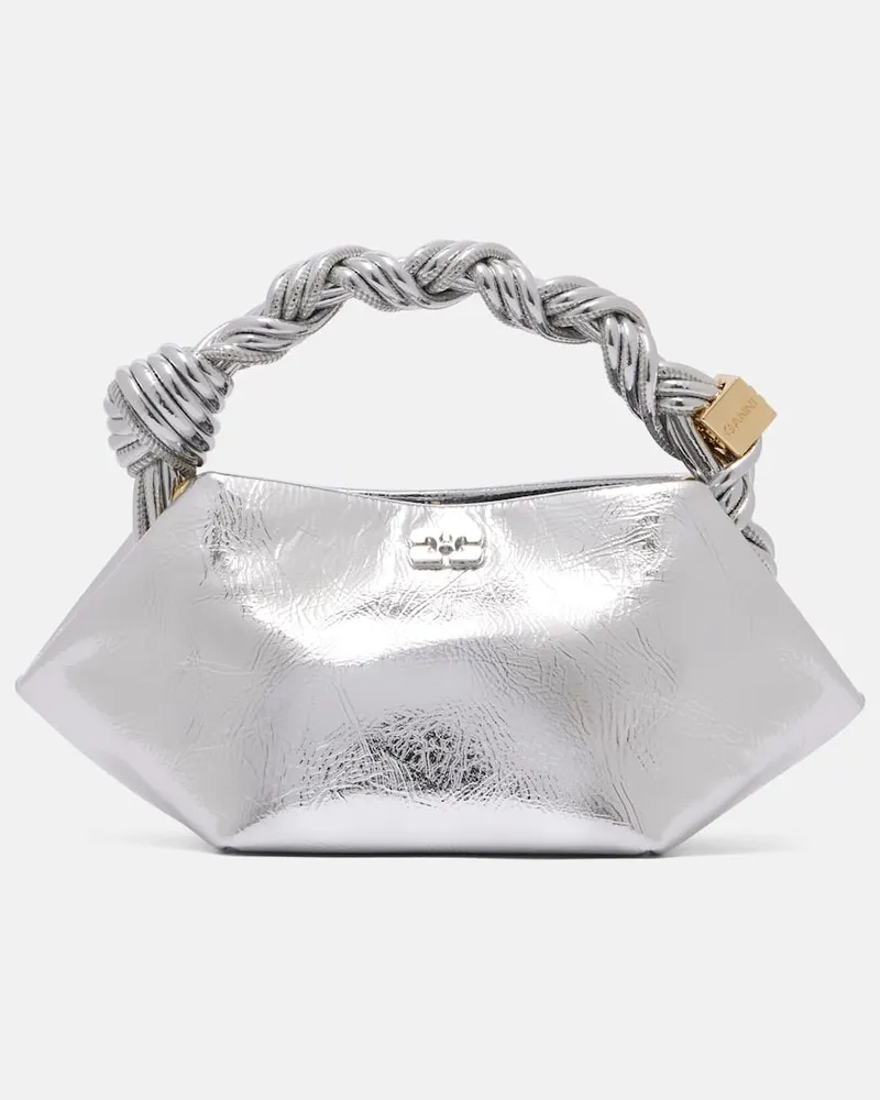 Ganni Tote Bag Bou Silber