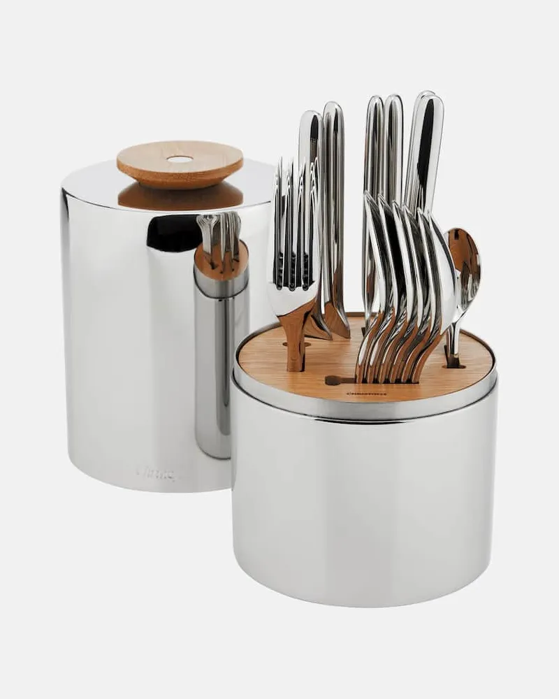 Christofle Besteckset mit Aufbewahrungsbox Essentiel, 24-teilig Silber