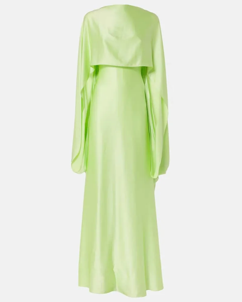 Roksanda Ilincic Robe aus Satin Grün