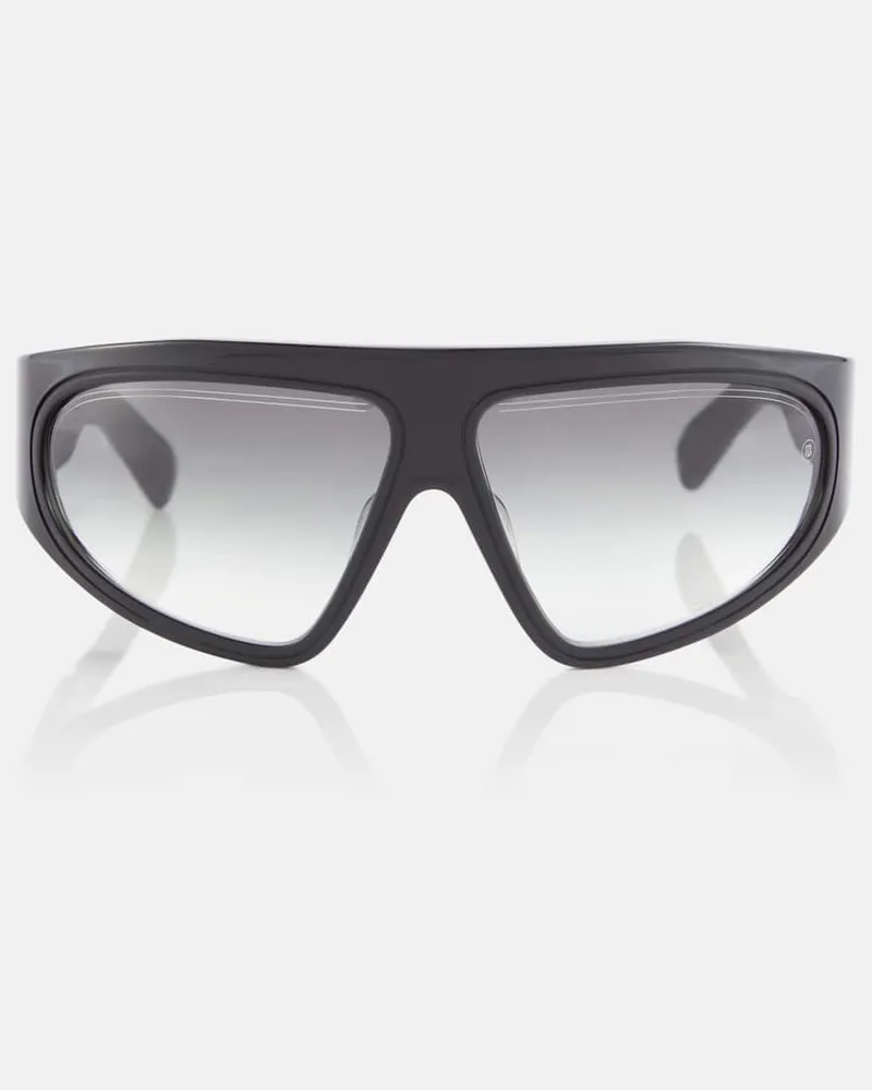 Balmain Ovale Sonnenbrille B-Escape Schwarz