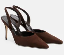Slingback-Pumps Borelapla aus Veloursleder