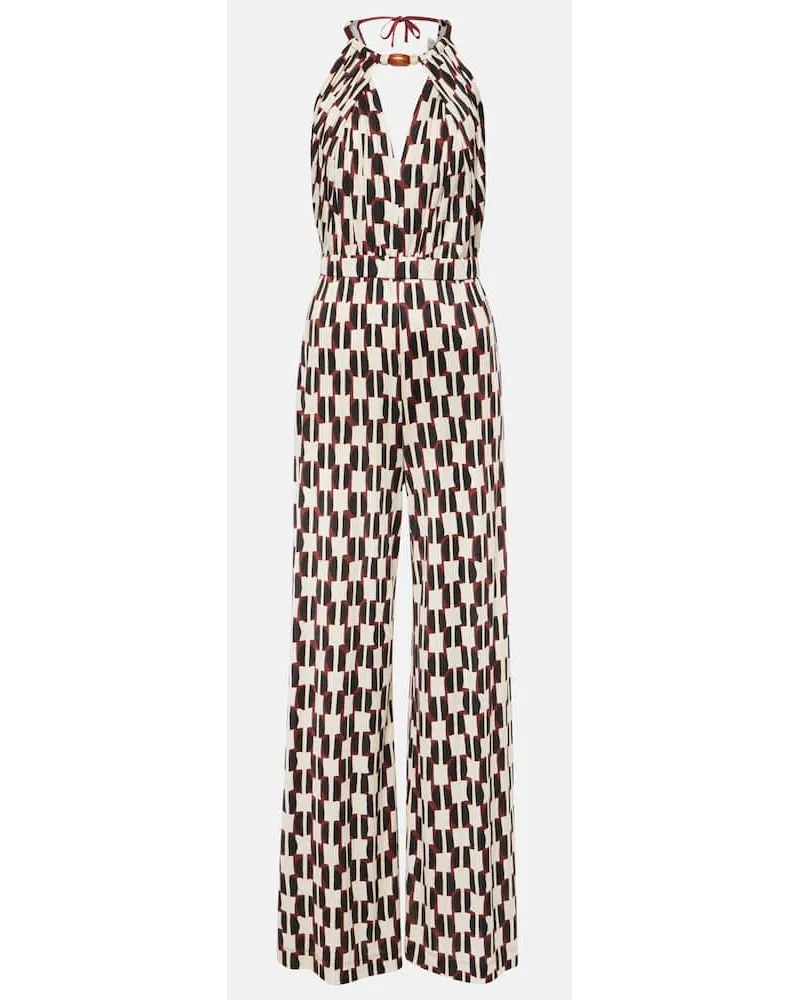 Diane von Furstenberg Bedruckter Jumpsuit Tai Multicolor