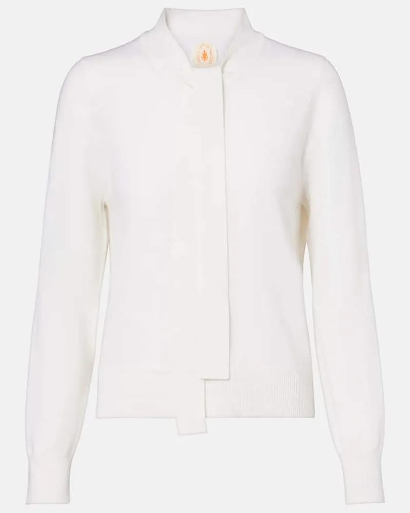 Jardin des Orangers Pullover aus Wolle und Kaschmir Weiß