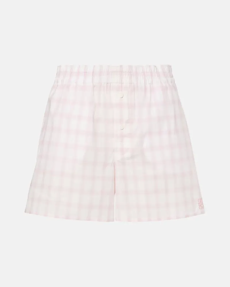 Loewe Shorts aus Baumwolle Pink