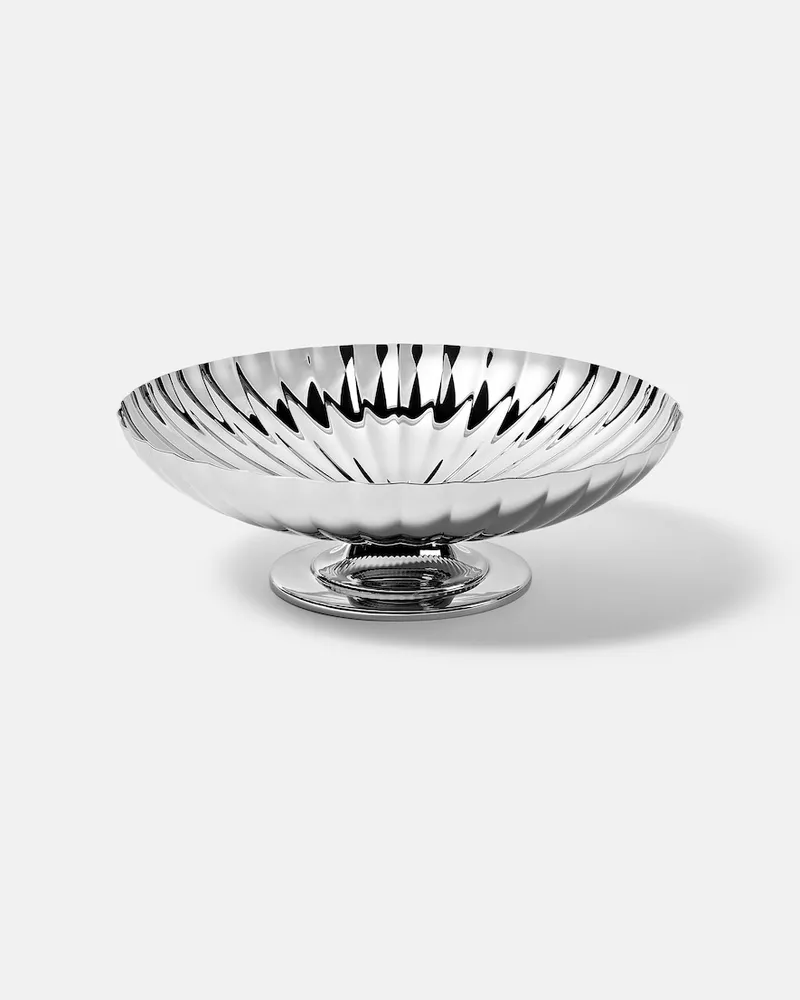 Georg Jensen Servierplatte Bernadotte aus Edelstahl by Sigvard Bernadotte Silber
