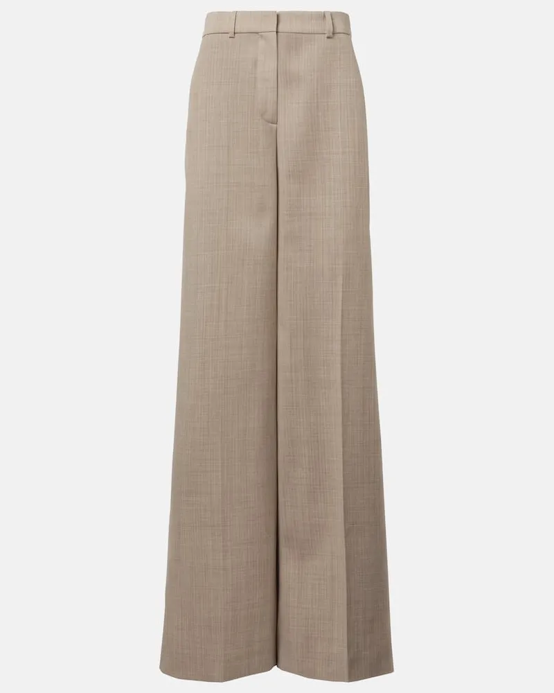 Joseph Weite Hose Alana aus Wolle Beige
