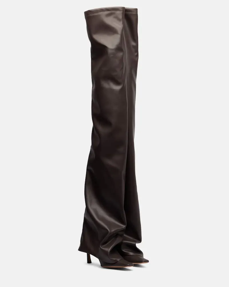 ATTICO Overknee-Stiefel Robin OGK 95 Braun