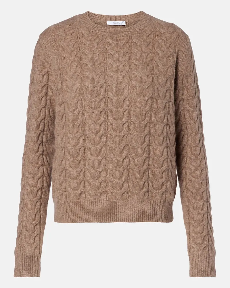 Max Mara Pullover Aramis aus Kaschmir Braun