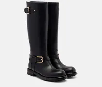 Bikerstiefel aus Leder