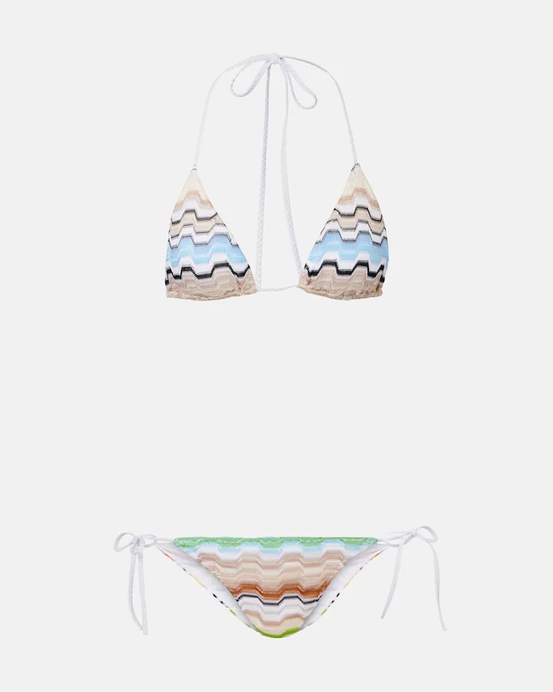 Missoni Bikini aus Häkelstrick Multicolor