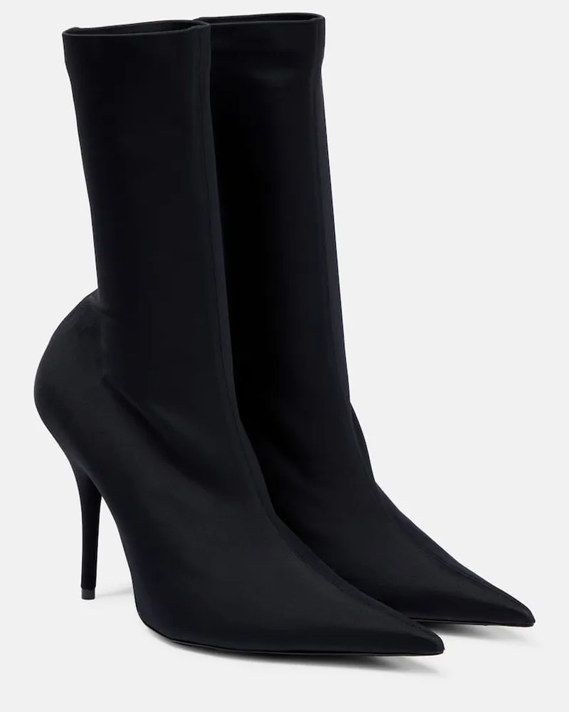 Balenciaga Ankle Boots Knife Schwarz