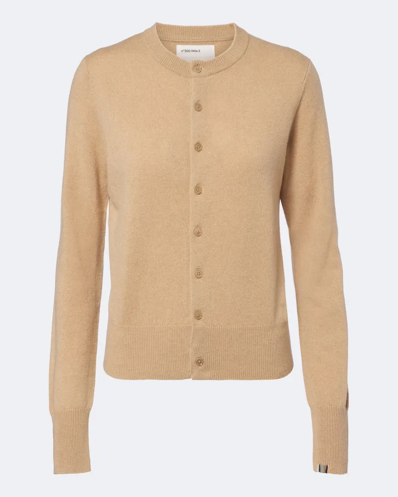 extreme cashmere Cardigan N°300 Little 2 aus Kaschmir Beige