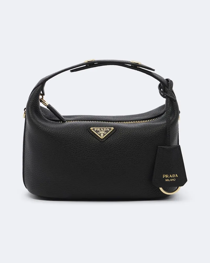 Prada Henkeltasche Prada Chérie Mini aus Leder Schwarz