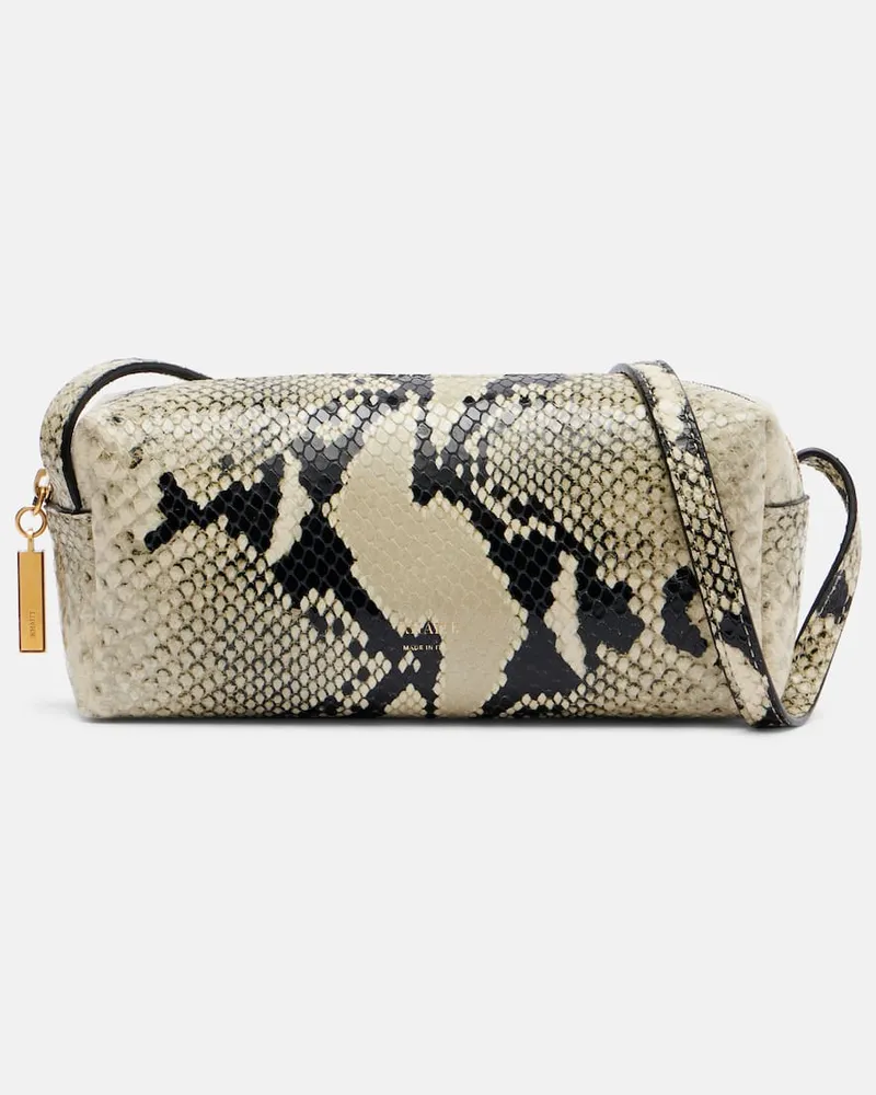 KHAITE Schultertasche Kye Mini aus Leder Multicolor