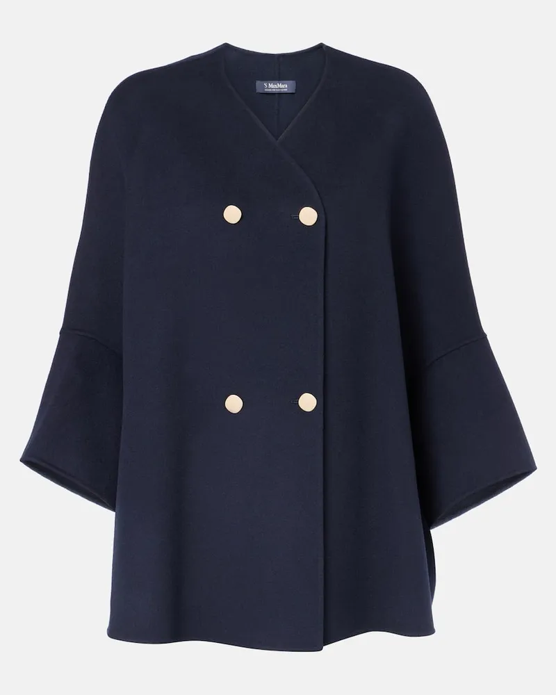 Max Mara Jacke aus Schurwolle Blau
