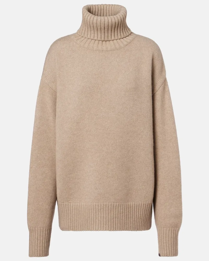 extreme cashmere Rollkragenpullover Oversize Xtra Beige