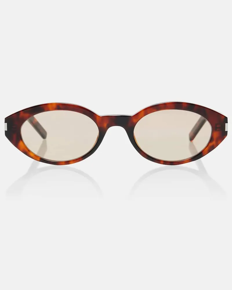 Saint Laurent Ovale Sonnenbrille SL 567 Braun