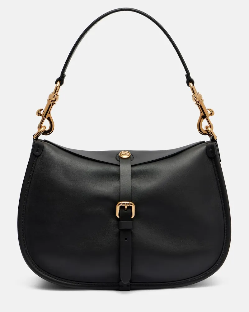 Etro Tote Bag Small aus Leder Schwarz