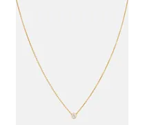 Halskette Diamant Simple aus 18kt Gelbgold mit Diamant