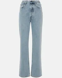 Totême Straight Jeans Blau