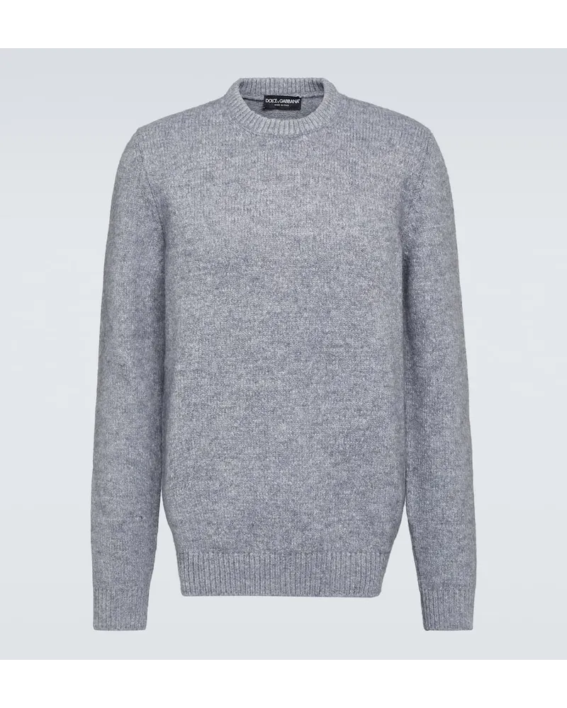 Dolce & Gabbana Pullover aus einem Wollgemisch Grau