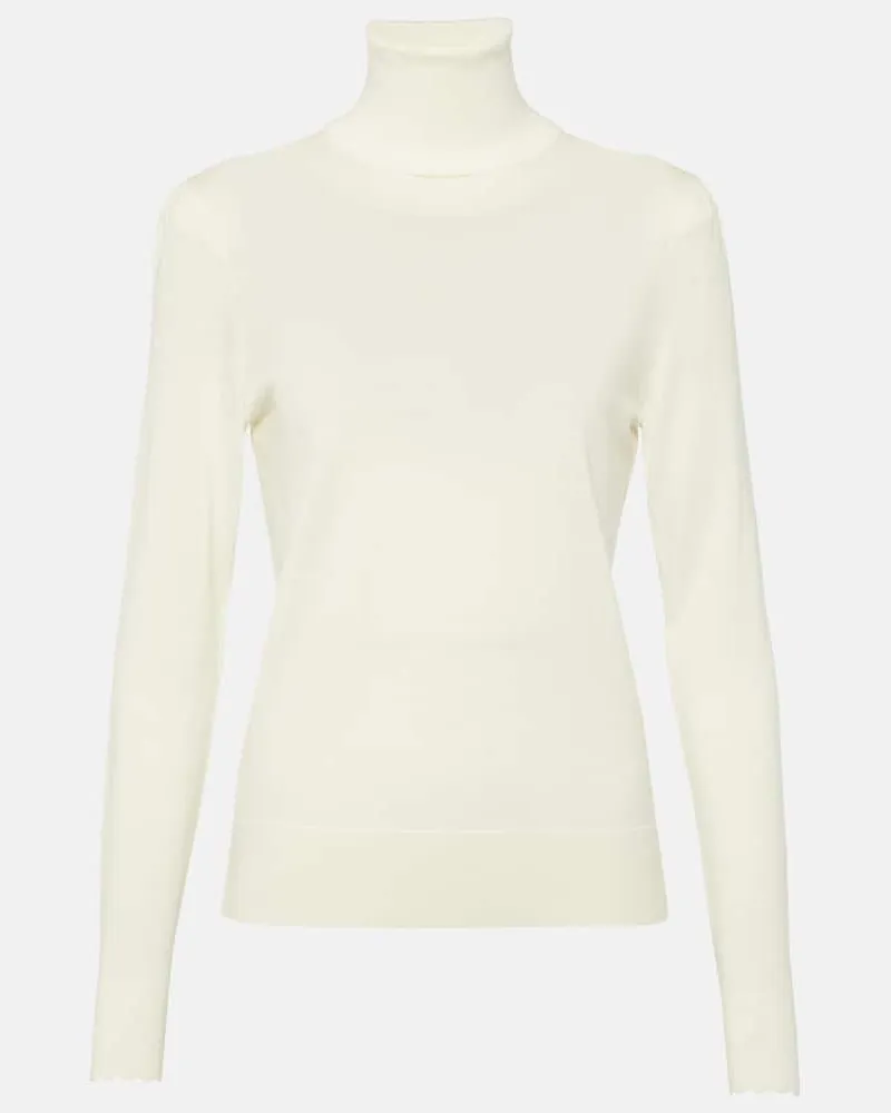 Chloé Chloé Top aus einem Wollgemisch Weiß