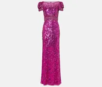Robe Sungem mit Pailletten und Kristallen