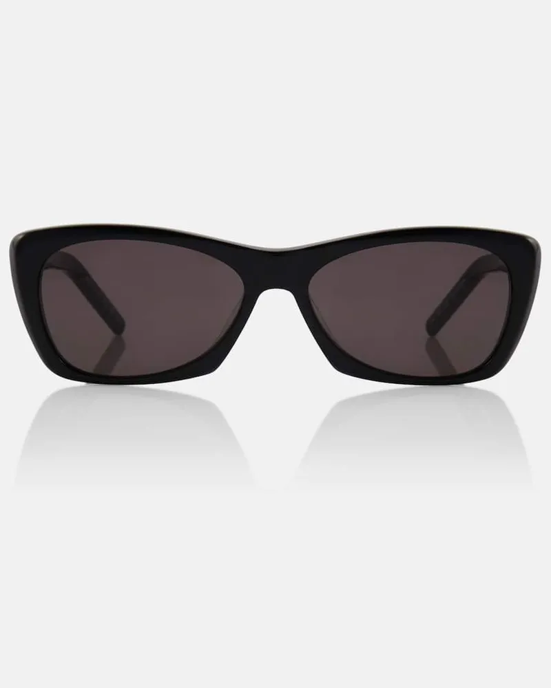 Saint Laurent Eckige Sonnenbrille SL 613 Schwarz