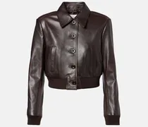 Cropped-Lederjacke Sleek Statement