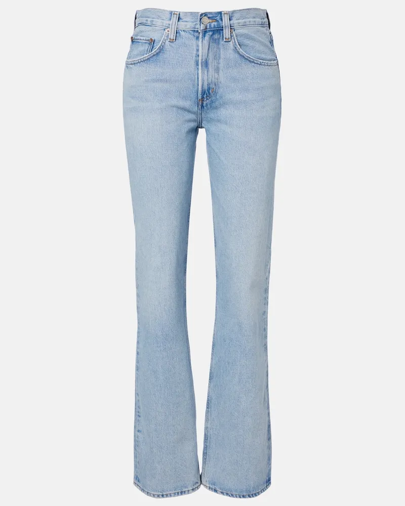 AGOLDE Bootcut Jeans Kick Blau