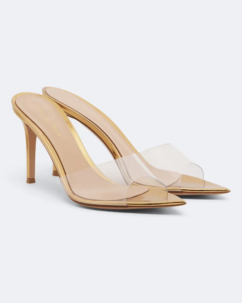 Gianvito Rossi Pantoletten Elle Gold